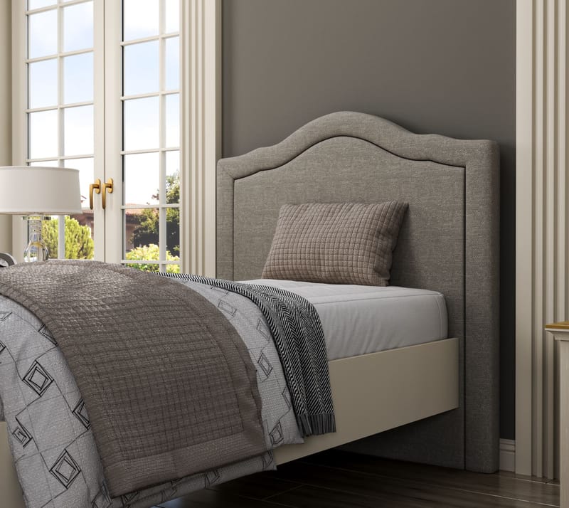 Tolina Sängynrunko 100x200 cm - Kerma, tammi, harmaa - Huonekalut - Sänky - Sänkykehikot & sängynrungot