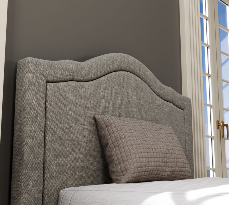 Tolina Sängynrunko 100x200 cm - Kerma, tammi, harmaa - Huonekalut - Sänky - Sänkykehikot & sängynrungot