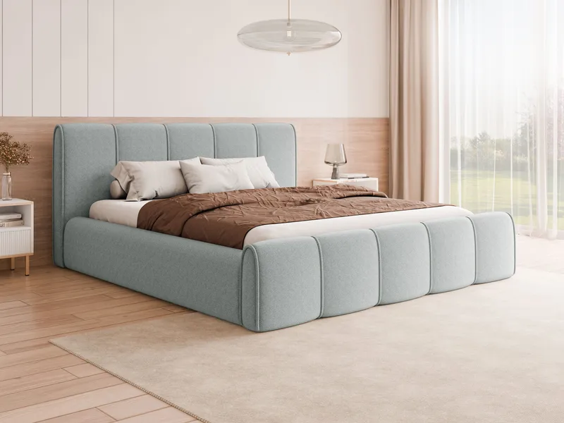 Varlinor Sängynrunko 120x200 cm Säilytystilalla - Vaaleanharmaa - Huonekalut - Sänky - Sänkykehikot & sängynrungot