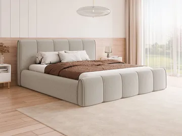 Varlinor Sängynrunko 180x200 cm Säilytystilalla - Beige - Huonekalut - Sänky - Sänkykehikot & sängynrungot