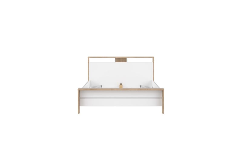 Varun Sängynrunko 140x190 cm - Valkoinen/Luonnonväri - Huonekalut - Sänky - Sänkykehikot & sängynrungot