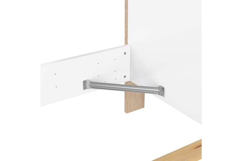 Varun Sängynrunko 140x190 cm - Valkoinen/Luonnonväri - Huonekalut - Sänky - Sänkykehikot & sängynrungot