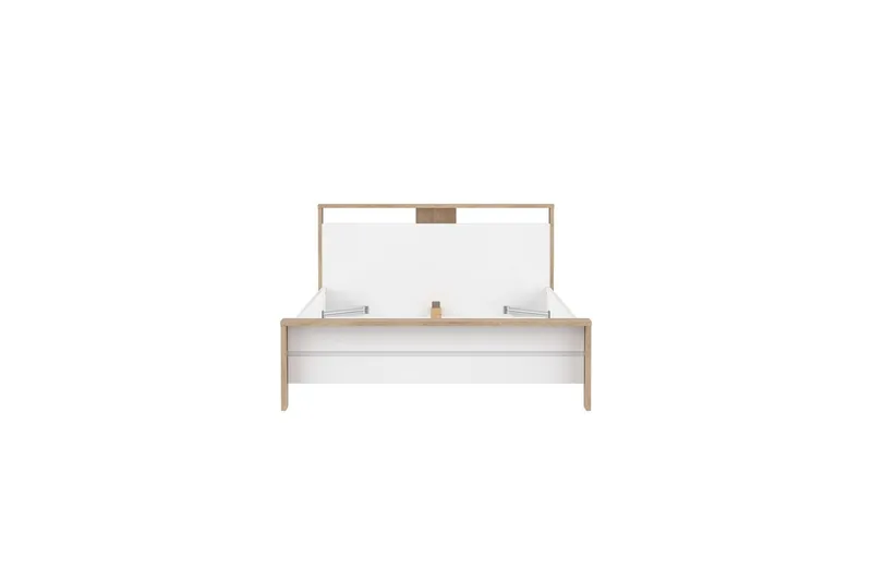 Varun Sängynrunko 140x200 cm - Valkoinen/Luonnonväri - Huonekalut - Sänky - Sänkykehikot & sängynrungot