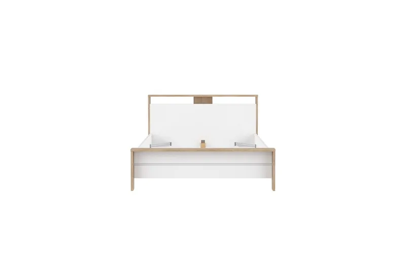 Varun Sängynrunko 140x200 cm - Valkoinen/Luonnonväri - Huonekalut - Sänky - Sänkykehikot & sängynrungot