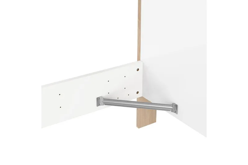 Varun Sängynrunko 140x200 cm - Valkoinen/Luonnonväri - Huonekalut - Sänky - Sänkykehikot & sängynrungot