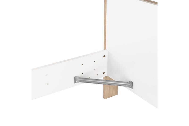 Varun Sängynrunko 160x200 cm - Valkoinen/Luonnonväri - Huonekalut - Sänky - Sänkykehikot & sängynrungot