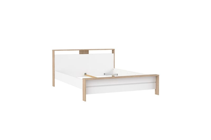 Varun Sängynrunko 160x200 cm - Valkoinen/Luonnonväri - Huonekalut - Sänky - Sänkykehikot & sängynrungot