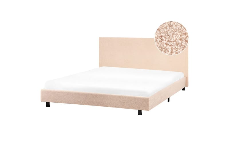 Vesipeti Albi - Beige, musta/Bouclé, 160x200 cm - Huonekalut - Sänky - Vesisänky