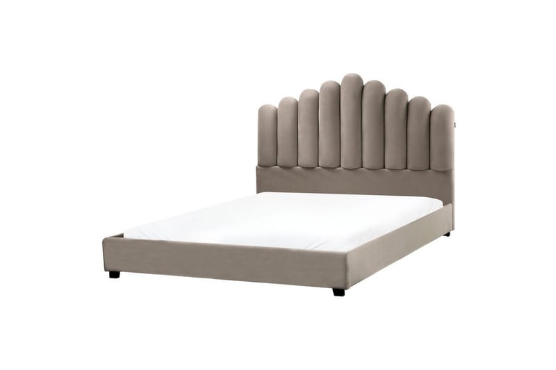 Vesipeti Vincennes - Taupe, musta, 160x200 cm - Huonekalut - Sänky - Vesisänky