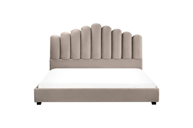 Vesipeti Vincennes - Taupe, musta, 180x200 cm - Huonekalut - Sänky - Vesisänky