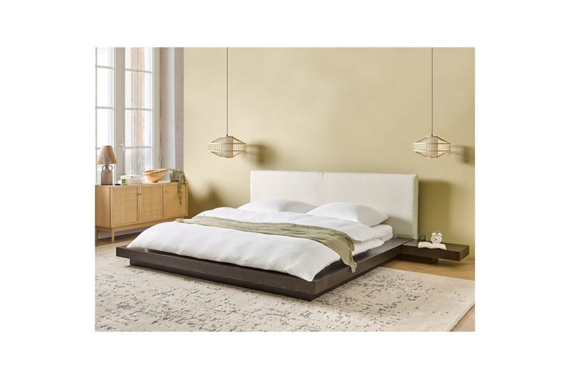 Vesivuode Zen - Tumma puu, valkoinen, 180x200 cm - Huonekalut - Sänky - Vesisänky