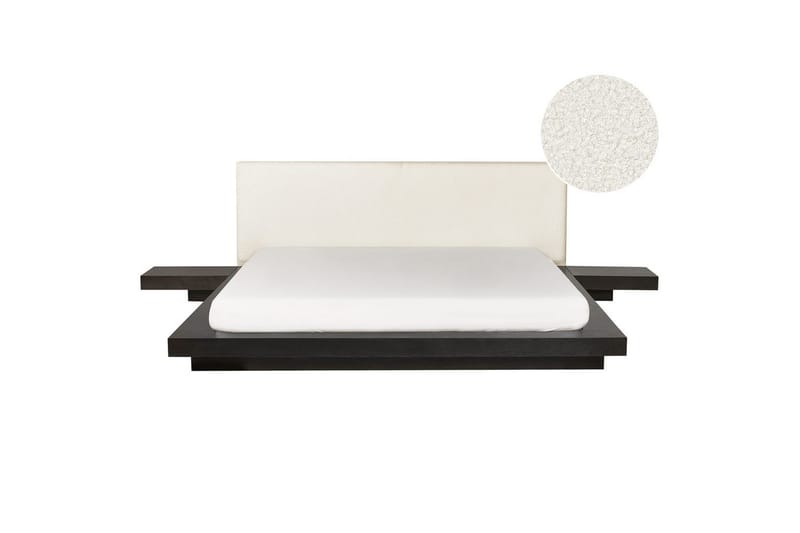 Vesivuode Zen - Tumma puu, valkoinen, 180x200 cm - Huonekalut - Sänky - Vesisänky