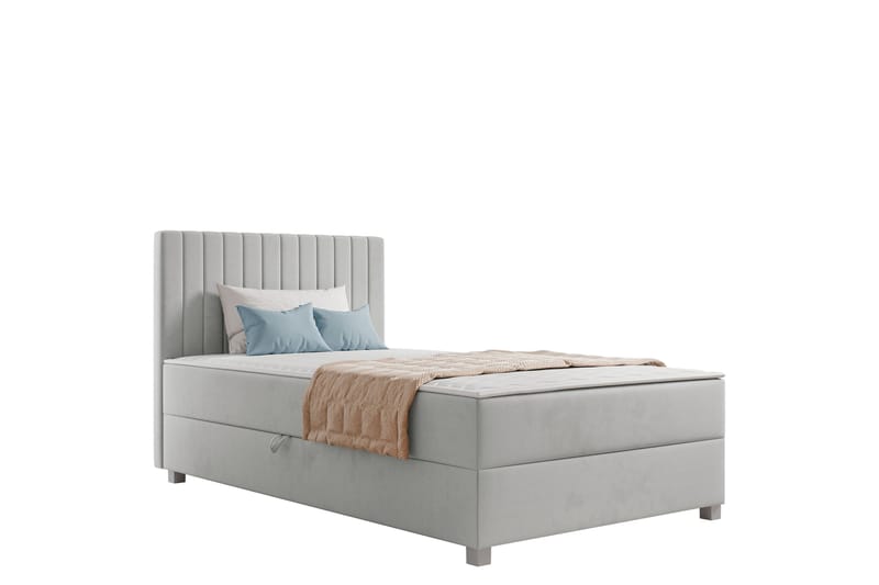 Veyran Sänkypaketti Jenkkisänky ja säilytystilalla 120x200 cm - Harmaa - Huonekalut - Sänky - Jenkkisängyt