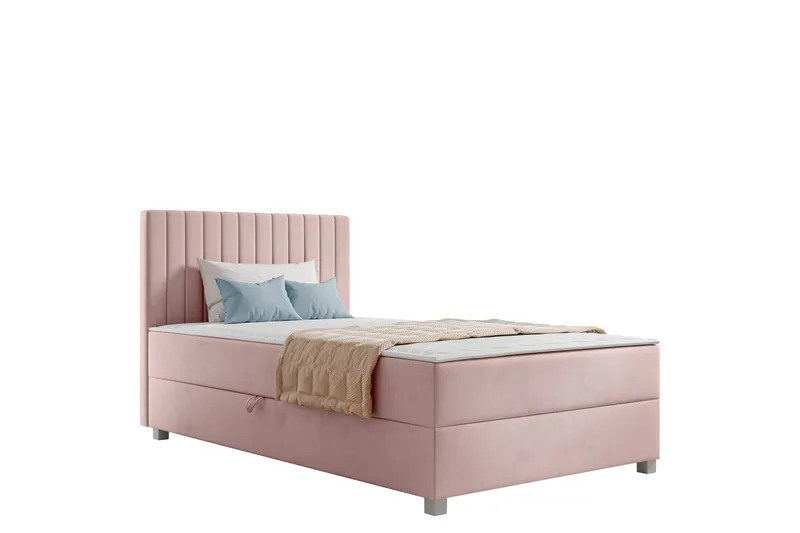 Veyran Sänkypaketti Jenkkisänky ja säilytystilalla 120x200 cm - Rosa - Huonekalut - Sänky - Jenkkisängyt