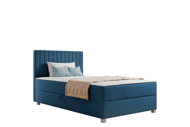 Veyran Sänkypaketti Jenkkisänky ja säilytystilalla 120x200 cm - Sininen - Huonekalut - Sänky - Jenkkisängyt