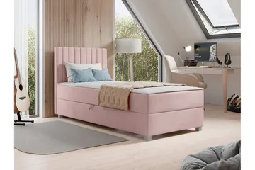Veyran Sänkypaketti Jenkkisänky ja säilytystilalla 90x200 cm - Rosa - Huonekalut - Sänky - Jenkkisängyt