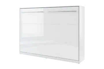 Concept Pro Sängskåp 140x200cm Wilson & Wood White High gloss - Huonekalut - Sänky - Vierassänky & varavuode - Kaappisängyt