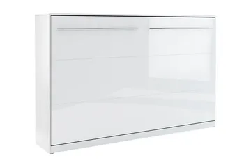 Concept Pro Sängskåp 120x200cm Wilson & Wood White High gloss - Huonekalut - Sänky - Vierassänky & varavuode - Kaappisängyt