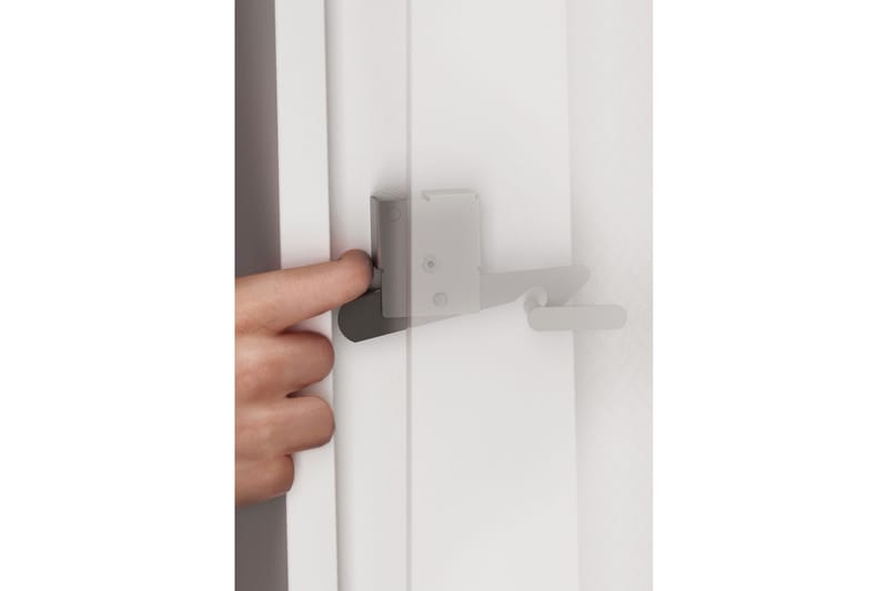 Concept Pro Sängskåp 120x200cm Wilson & Wood White High gloss - Huonekalut - Sänky - Vierassänky & varavuode - Kaappisängyt