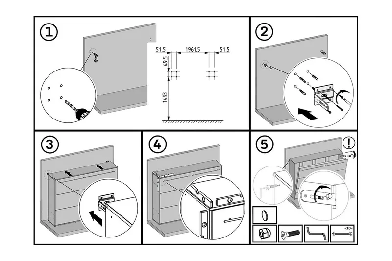 Rauk Sängskåp 140x200 cm Wilson & Wood White High gloss - Huonekalut - Sänky - Vierassänky & varavuode - Kaappisängyt