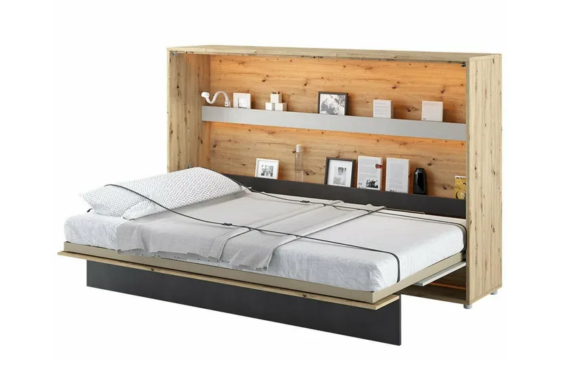 Sängynrunko Grianan 120x200 cm, Harmaa