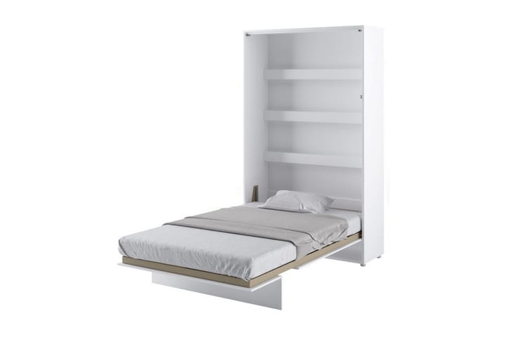 Sänkykaappi 120x200 cm Pysty Valkoinen - Bed Consept - Kaappisängyt