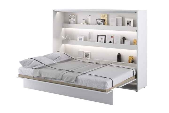 Sänkykaappi 140x200 cm Vaaka Valkoinen - Bed Consept - Kaappisängyt