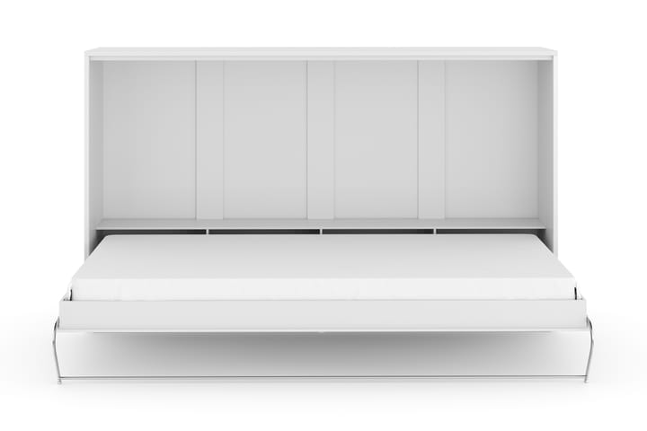 Sänkykaappi Compact Vaaka 120x200 - Valkoinen korkeakiilto - Kaappisängyt