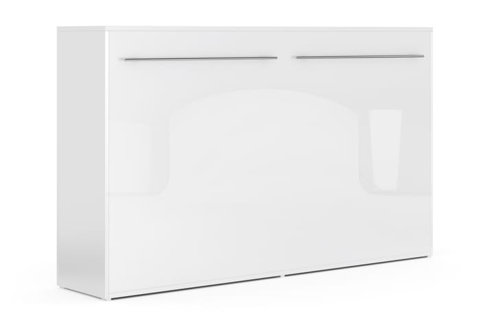 Sänkykaappi Compact Vaaka 120x200 - Valkoinen korkeakiilto - Kaappisängyt
