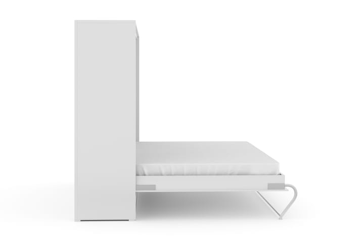 Sänkykaappi Compact Vaaka 140x200 - Valkoinen korkeakiilto - Kaappisängyt