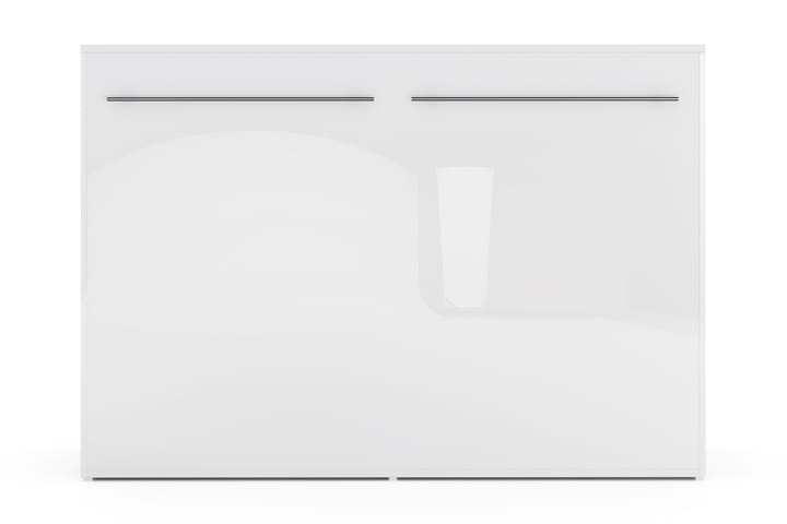 Sänkykaappi Compact Vaaka 140x200 - Valkoinen korkeakiilto - Kaappisängyt