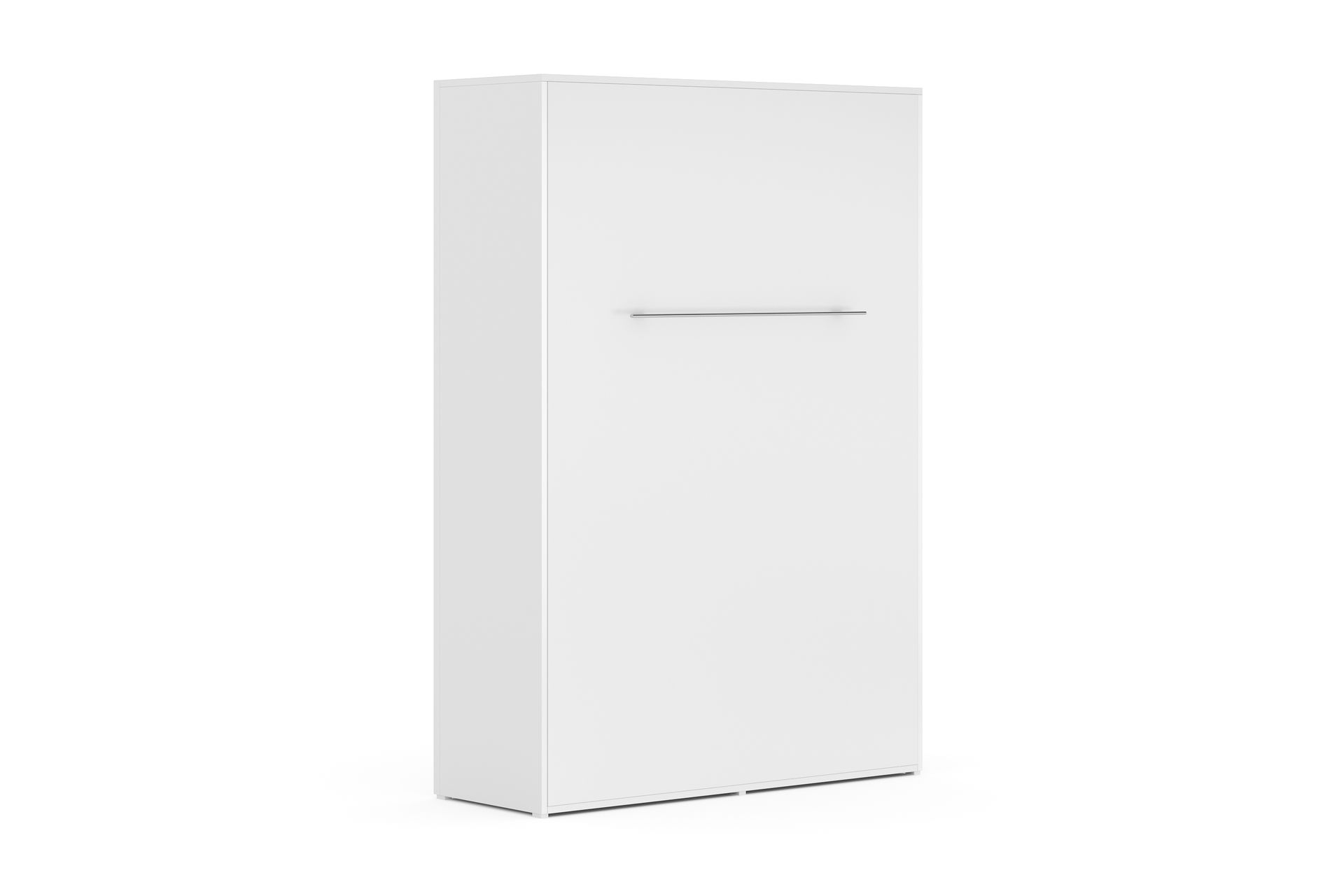 Sänkykaappi Solid Pysty 140x200 Valkoinen - sis. Patja Basic - Huonekalut - Sänky - Vierassänky & varavuode - Kaappisängyt