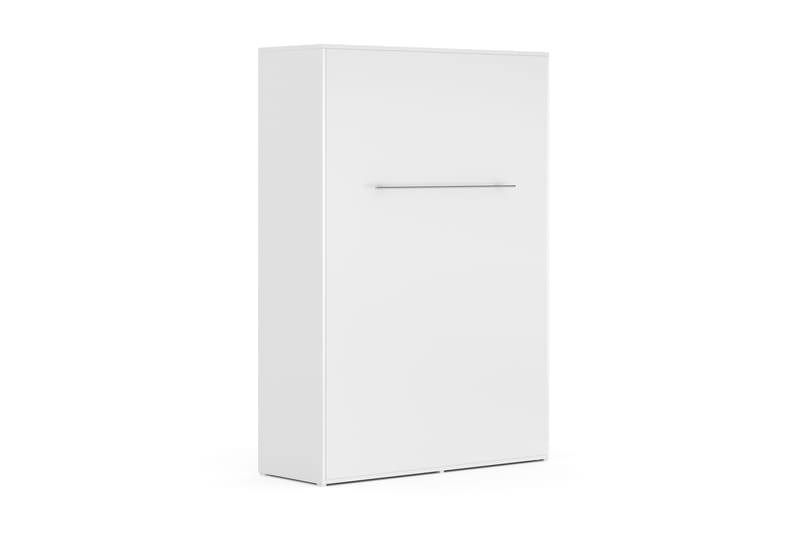 Sänkykaappi Solid Pysty 140x200 Valkoinen - sis. Patja Lux - Huonekalut - Sänky - Vierassänky & varavuode - Kaappisängyt