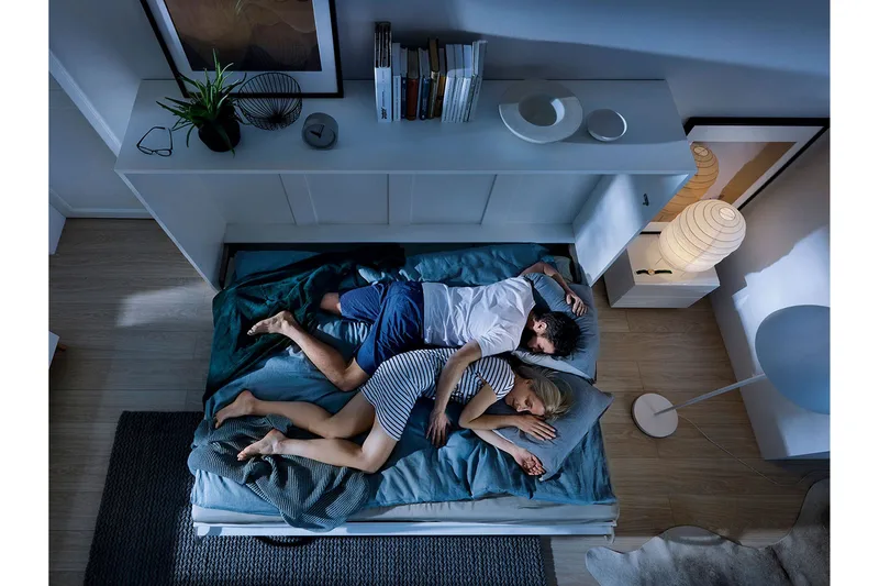 Sänkykaappi Storli - Valkoinen Korkeakiilto - Huonekalut - Sänky - Vierassänky & varavuode - Kaappisängyt