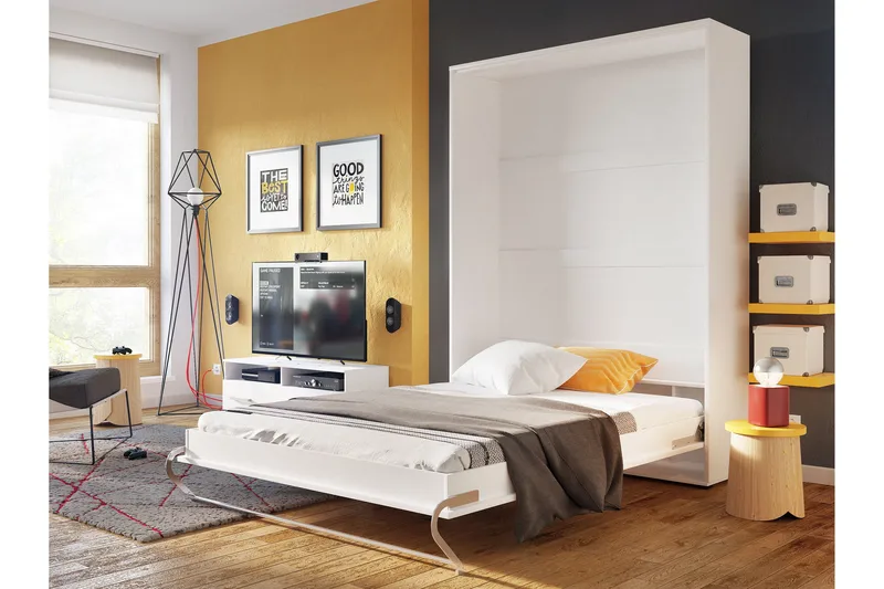 Rauk Yöpöytäkaappi 105x46 cm - Harmaa - Huonekalut - Sänky - Vierassänky & varavuode - Kaappisängyt