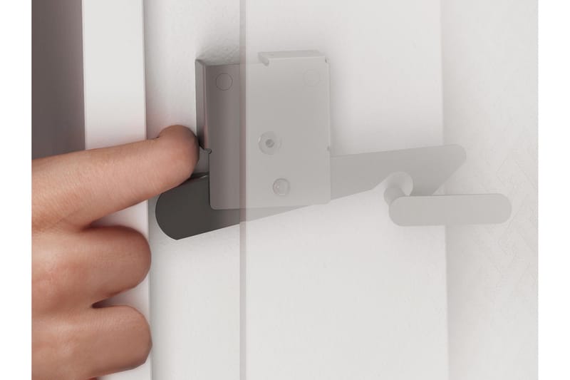 Rauk Yöpöytäkaappi 105x46 cm - Harmaa - Huonekalut - Sänky - Vierassänky & varavuode - Kaappisängyt