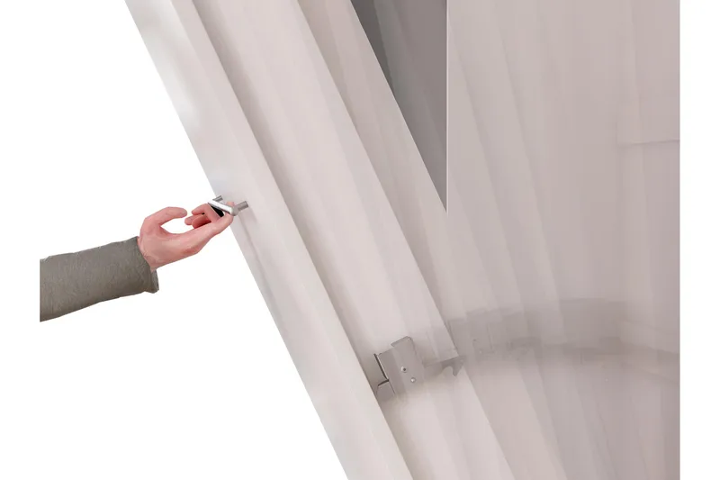 Rauk Yöpöytäkaappi 215x46 cm - Harmaa - Huonekalut - Sänky - Vierassänky & varavuode - Kaappisängyt