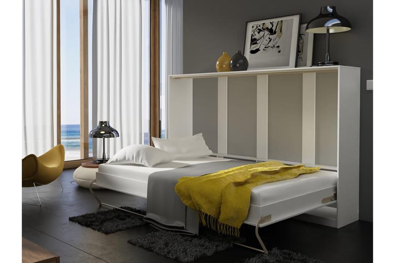 Rauk Yöpöytäkaappi 215x46 cm - Harmaa - Huonekalut - Sänky - Vierassänky & varavuode - Kaappisängyt