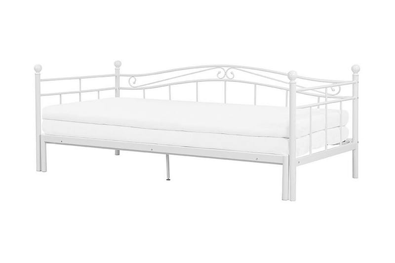 Sänky Muggebo 160x200 cm - Valkoinen - Huonekalut - Sänky - Vierassänky & varavuode - Ulosvedettävä sänky