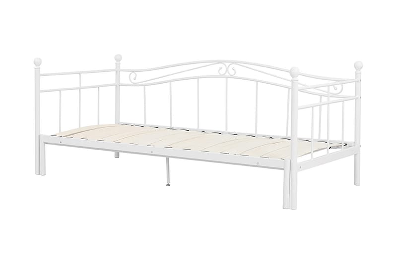 Sänky Muggebo 160x200 cm - Valkoinen - Huonekalut - Sänky - Vierassänky & varavuode - Ulosvedettävä sänky