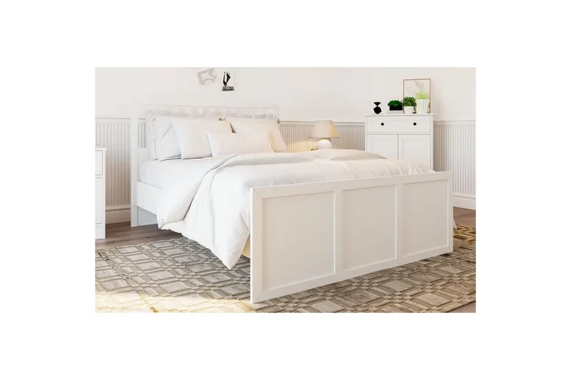 Vyric Sängynrunko - Matta Valkoinen - Huonekalut - Sänky - Sänkykehikot & sängynrungot