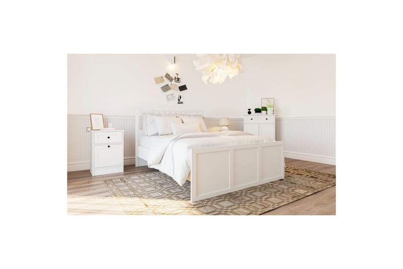 Vyric Sängynrunko - Matta Valkoinen - Huonekalut - Sänky - Sänkykehikot & sängynrungot