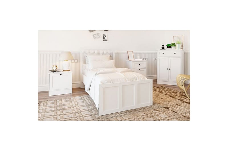 Vyric Sängynrunko - Matta Valkoinen - Huonekalut - Sänky - Sänkykehikot & sängynrungot