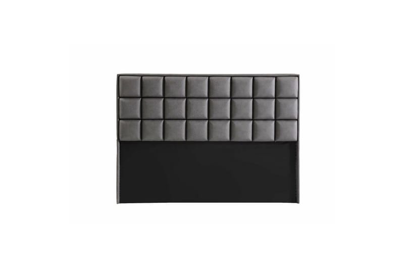 Yhden hengen sängyn runko & sängynpääty Sube Harmaa - 100 x 38 x 200 cm - Huonekalut - Sänky - Runkopatjasängyt