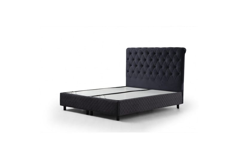 Yhden hengen sängyn runko & sängynpääty Sudamoon Antrasiitti - 90 x 35 x 190 cm - Huonekalut - Sänky - Sänkykehikot & sängynrungot