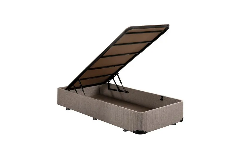 Yhden hengen sängyn runko Dasina Yksityinen Beige - 100 x 200 cm - Huonekalut - Sänky - Sänkykehikot & sängynrungot