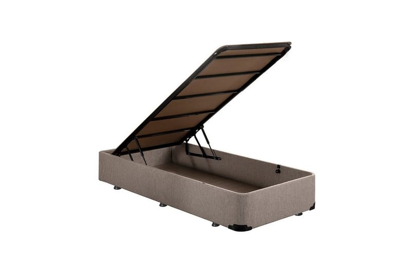 Yhden hengen sängyn runko Dasina Yksityinen Beige - 100 x 200 cm - Huonekalut - Sänky - Sänkykehikot & sängynrungot