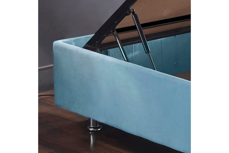 Yhden hengen sängyn runko Kodikas Yhden Hengen Vaaleansininen - 100 x 200 cm - Huonekalut - Sänky - Sänkykehikot & sängynrungot