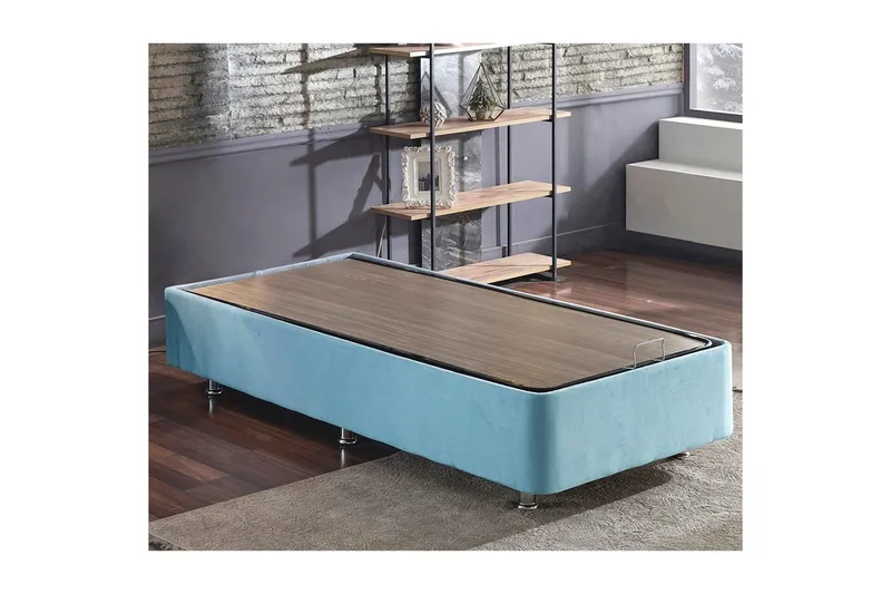 Yhden hengen sängyn runko Kodikas Yhden Hengen Vaaleansininen, 100 x 200 cm