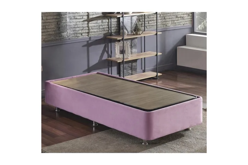 Yhden hengen sängyn runko Rasul Single Pnk, 100 x 200 cm